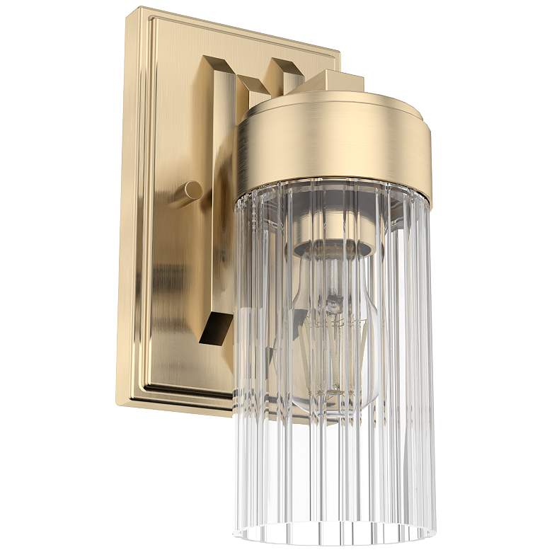 Image 1 Hunter Gatz 10 1/2" High Alturas Gold Wall Sconce