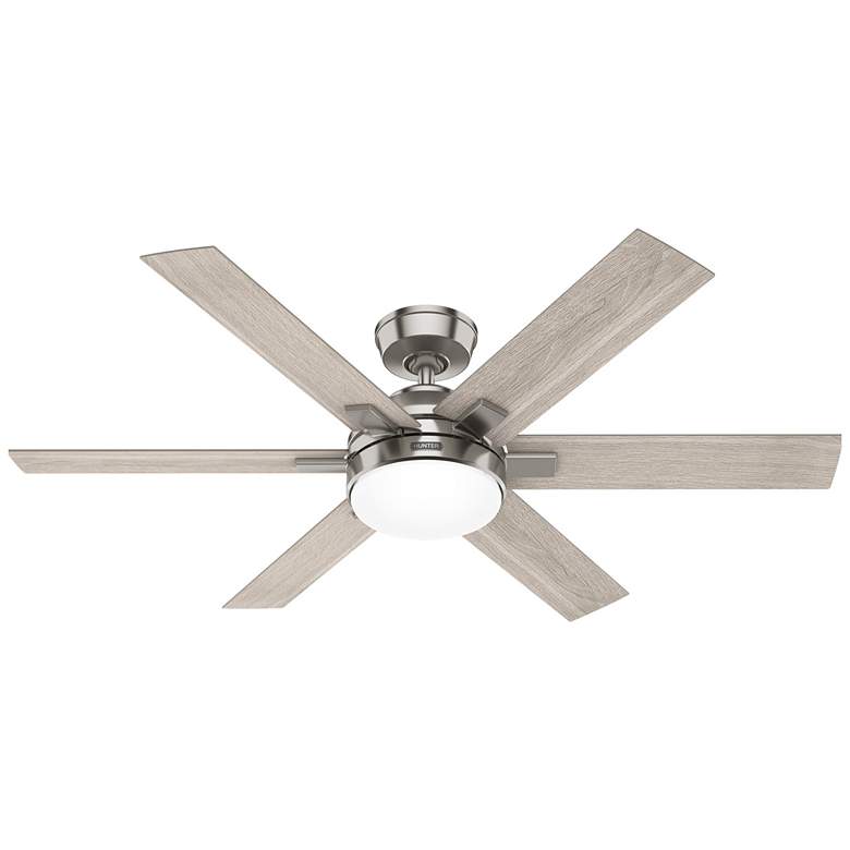 Image 2 Hunter Georgetown LED 52 in Brushed Nickel Hunter Express ENERGY STAR Fan