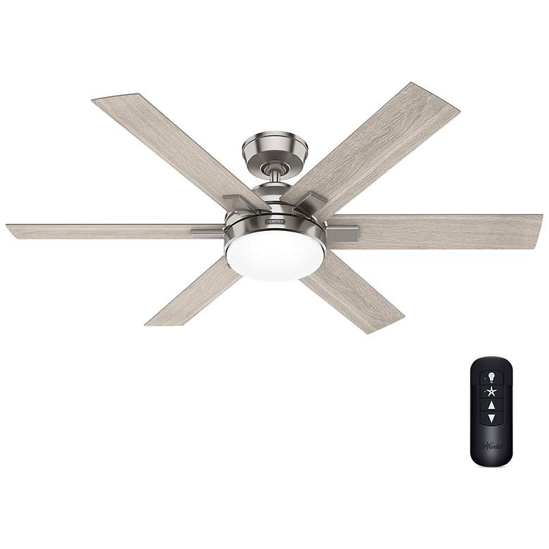 Image 4 Hunter Georgetown LED 52 in Brushed Nickel Hunter Express ENERGY STAR Fan more views