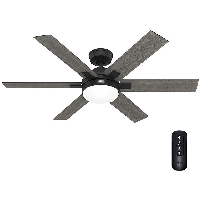 Image 4 Hunter Georgetown LED 52 in Matte Black Hunter Express ENERGY STAR Fan more views