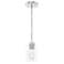 Hunter Hartland Brushed Nickel with Seeded Glass 1 Light Pendant