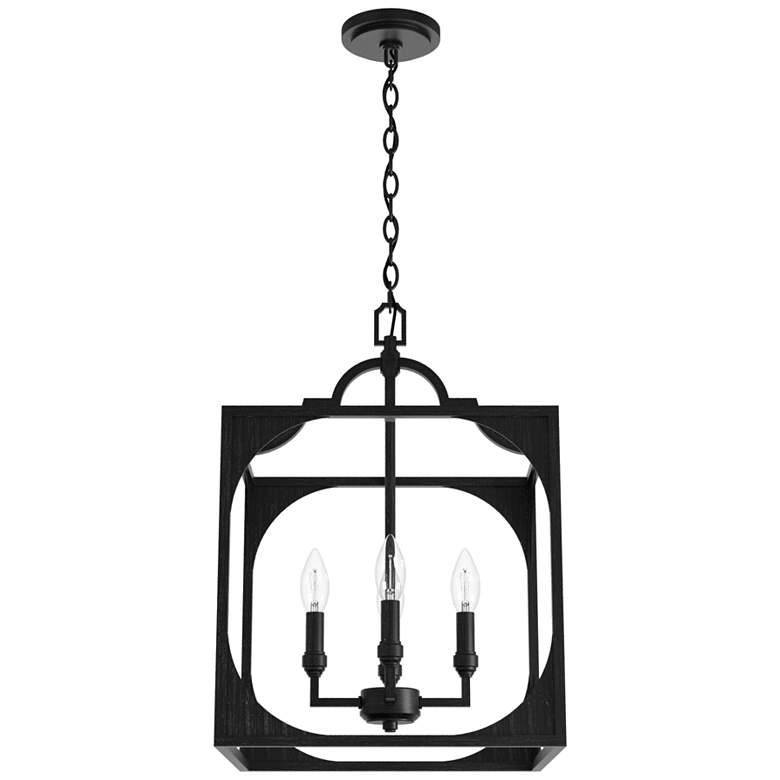 Image 1 Hunter Highland Hill Rustic Iron 4 Light Pendant