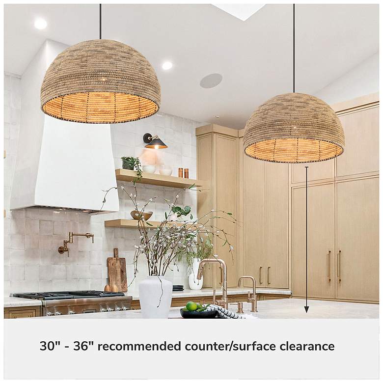 Image 7 Hunter Hillmount Matte Black 1 Light Large Pendant Ceiling Light Fixture more views