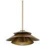 2_Hunter Hiro Alturas Gold 1 Light Large Pendant Ceiling Light Fixture