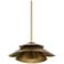 Hunter Hiro Alturas Gold 1 Light Large Pendant Ceiling Light Fixture
