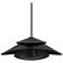 Hunter Hiro Matte Black 1 Light Extra Large Pendant Ceiling Light Fixture