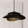 1_Hunter Hiro Matte Black 1 Light Extra Large Pendant Ceiling Light Fixture