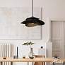 3_Hunter Hiro Matte Black 1 Light Extra Large Pendant Ceiling Light Fixture more views