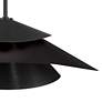 Hunter Hiro Matte Black 1 Light Extra Large Pendant Ceiling Light Fixture
