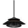 2_Hunter Hiro Matte Black 1 Light Large Pendant Ceiling Light Fixture