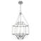 Hunter Indria Brushed Nickel with Seeded Glass 3 Light Pendant