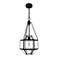 Hunter Indria Rustic Iron with Seeded Glass 1 Light Pendant