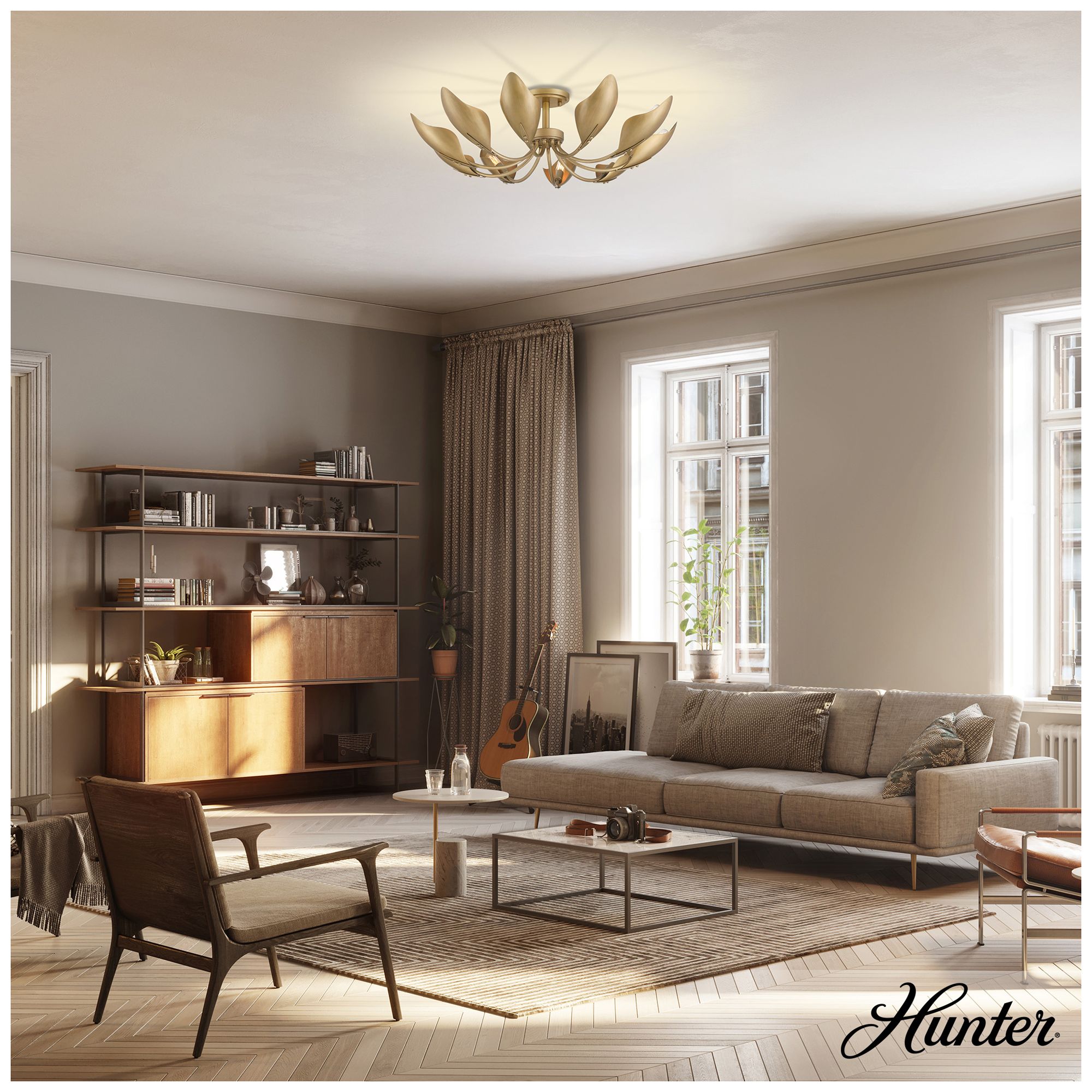 Image 3 Hunter Juneway Luxe Gold 10 Light Large more views