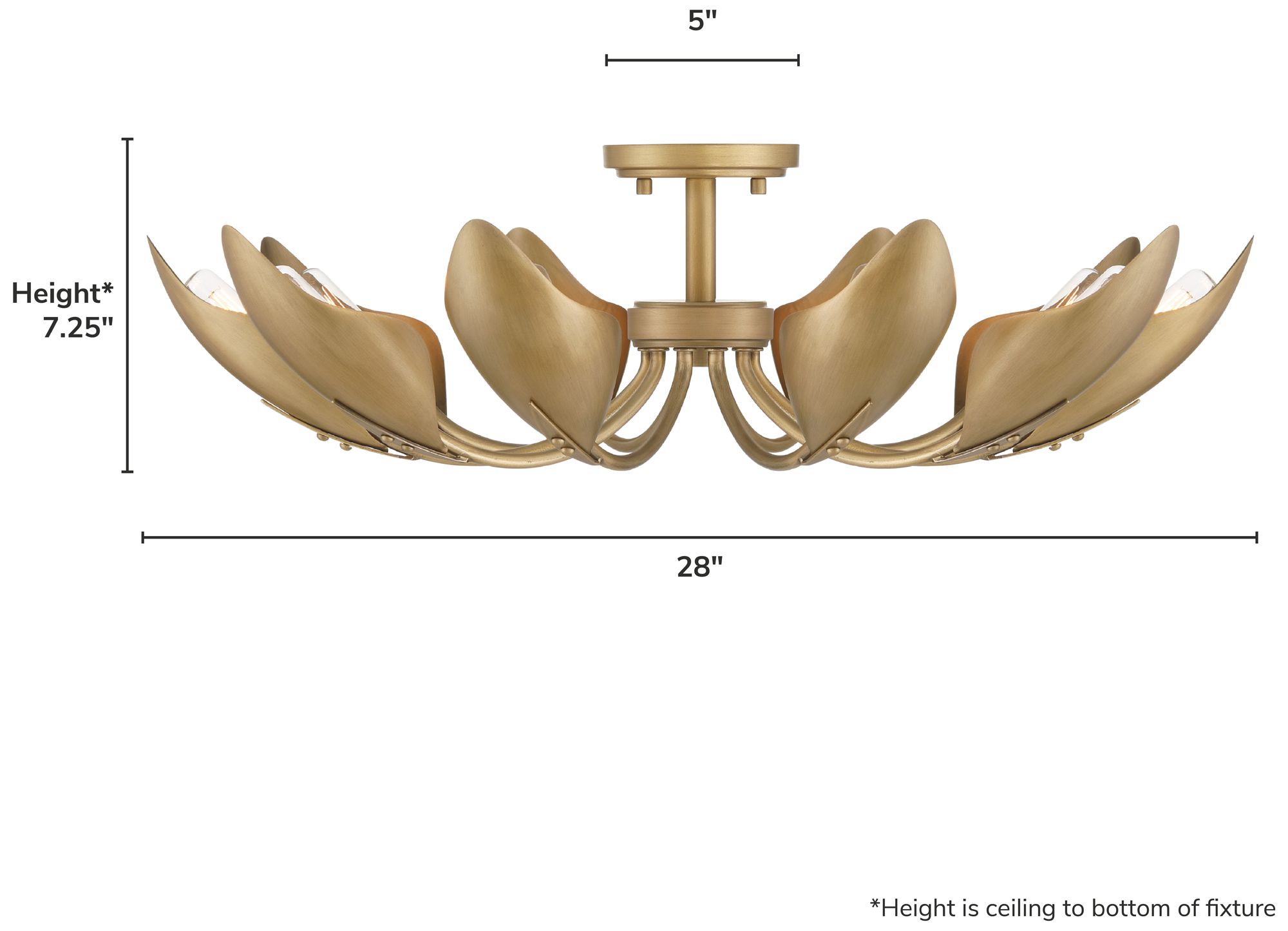 Image 5 Hunter Juneway Luxe Gold 10 Light Large more views