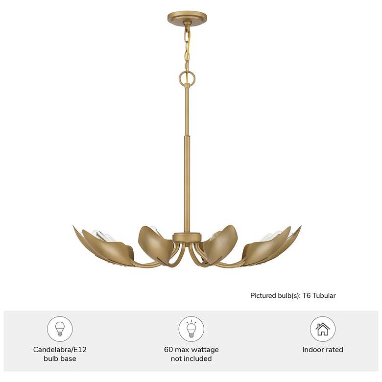 Image 5 Hunter Juneway Luxe Gold 10 Light Medium Chandelier Ceiling Light Fixture more views