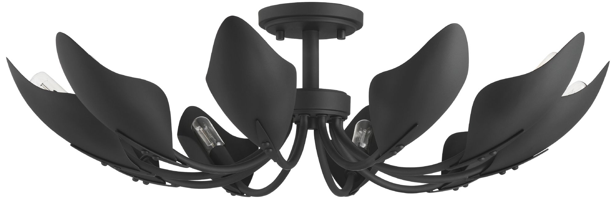 Image 2 Hunter Juneway Matte Black 10 Light Larg