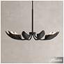 1_Hunter Juneway Matte Black 10 Light Medium Chandelier Ceiling Light Fixture