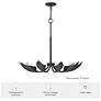 5_Hunter Juneway Matte Black 10 Light Medium Chandelier Ceiling Light Fixture more views