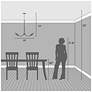 7_Hunter Juneway Matte Black 10 Light Medium Chandelier Ceiling Light Fixture more views