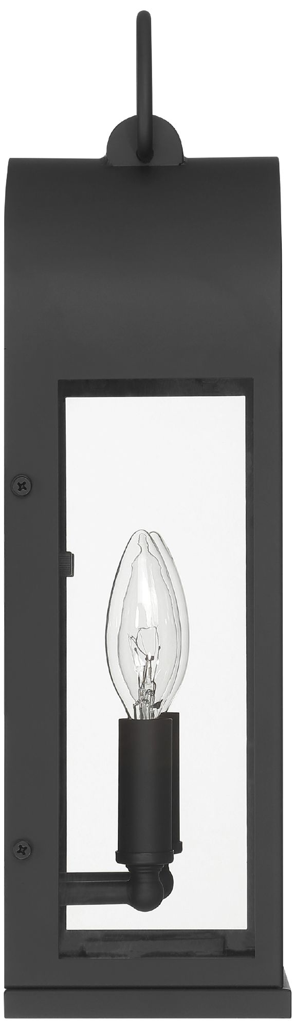 Hunter Kendra Bell Matte Black Outdoor WeatherMax 2 Light Large Wall Light