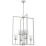 Hunter Kerrison 24"W Brushed Nickel 8-Light Foyer Pendant