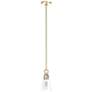 1_Hunter Klein Alturas Gold with Clear Glass 1 Light Pendant