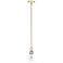 Hunter Klein Alturas Gold with Clear Glass 1 Light Pendant