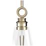6_Hunter Klein Alturas Gold with Clear Glass 1 Light Pendant more views