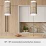 7_Hunter Laila Luxe Gold with Cased White Glass 1 Light Pendant more views