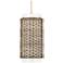 Hunter Laila Luxe Gold with Cased White Glass 3 Light Pendant