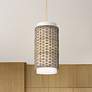 1_Hunter Laila Luxe Gold with Cased White Glass 3 Light Pendant