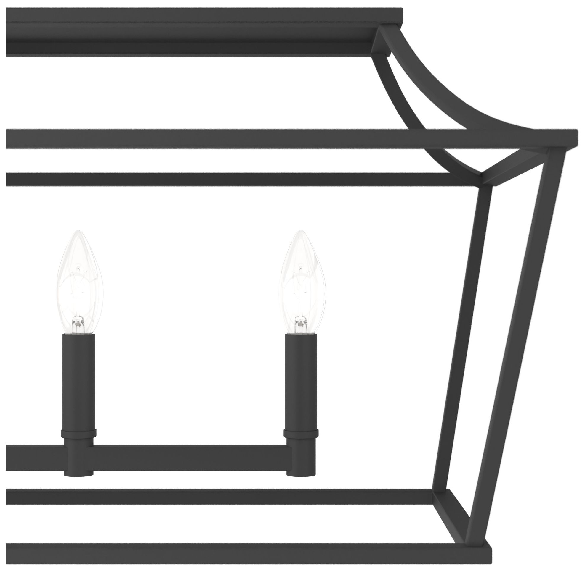 Image 7 Hunter Laurel Ridge Natural Black Iron 6 Light Large Chandelier more views