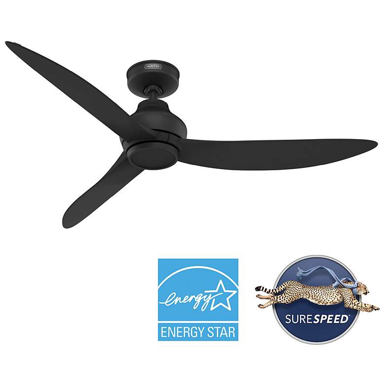 Image 3 Hunter Mazzini 52 in Matte Black ENERGY STAR Outdoor Fan more views