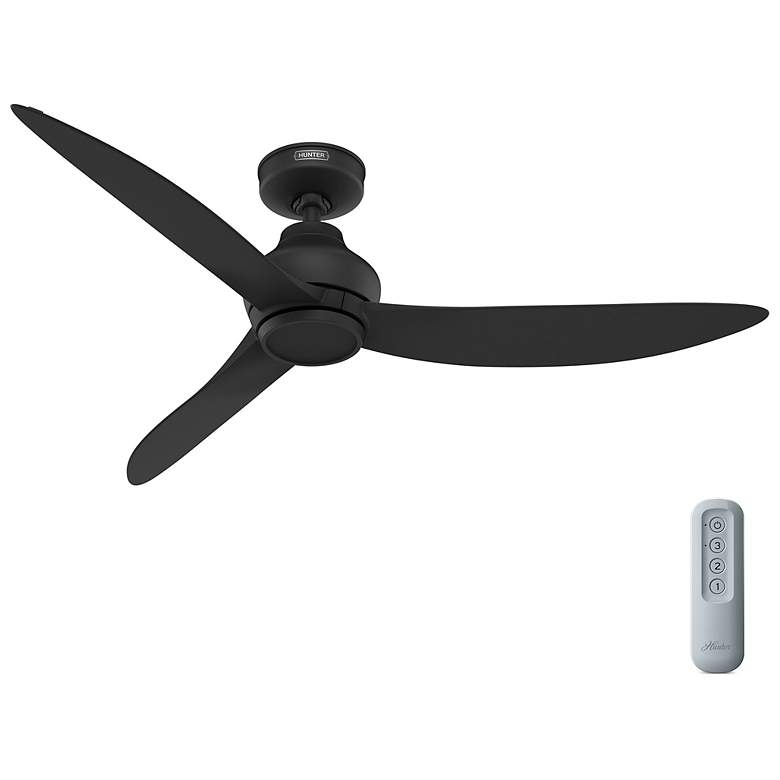 Image 4 Hunter Mazzini 52 in Matte Black ENERGY STAR Outdoor Fan more views
