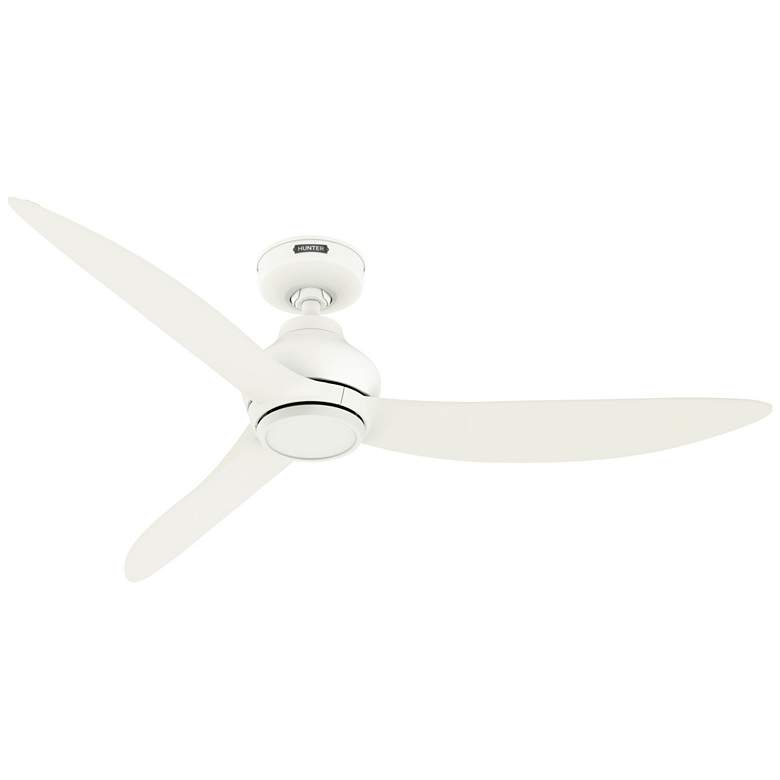Image 2 Hunter Mazzini 52 in Matte White ENERGY STAR Outdoor Fan