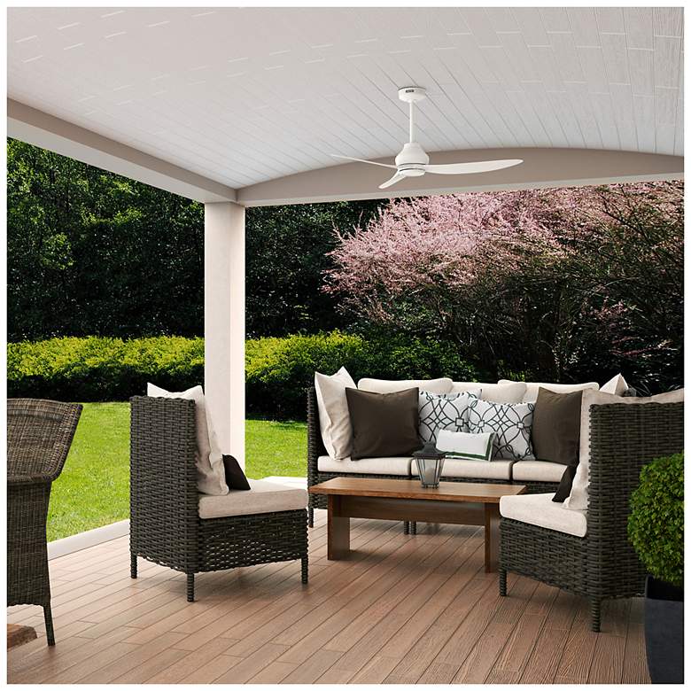 Image 5 Hunter Mazzini 52 in Matte White ENERGY STAR Outdoor Fan more views