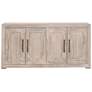 Hunter Media Sideboard, Natural Gray Acacia
