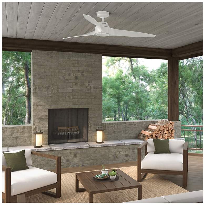 Image 5 Hunter Mosley 60 in Fresh White ENERGY STAR Outdoor Fan more views