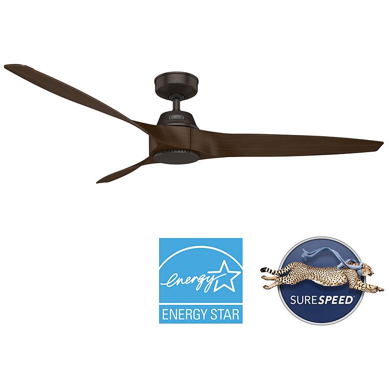 Image 3 Hunter Mosley 60 in Premier Bronze ENERGY STAR Outdoor Fan more views
