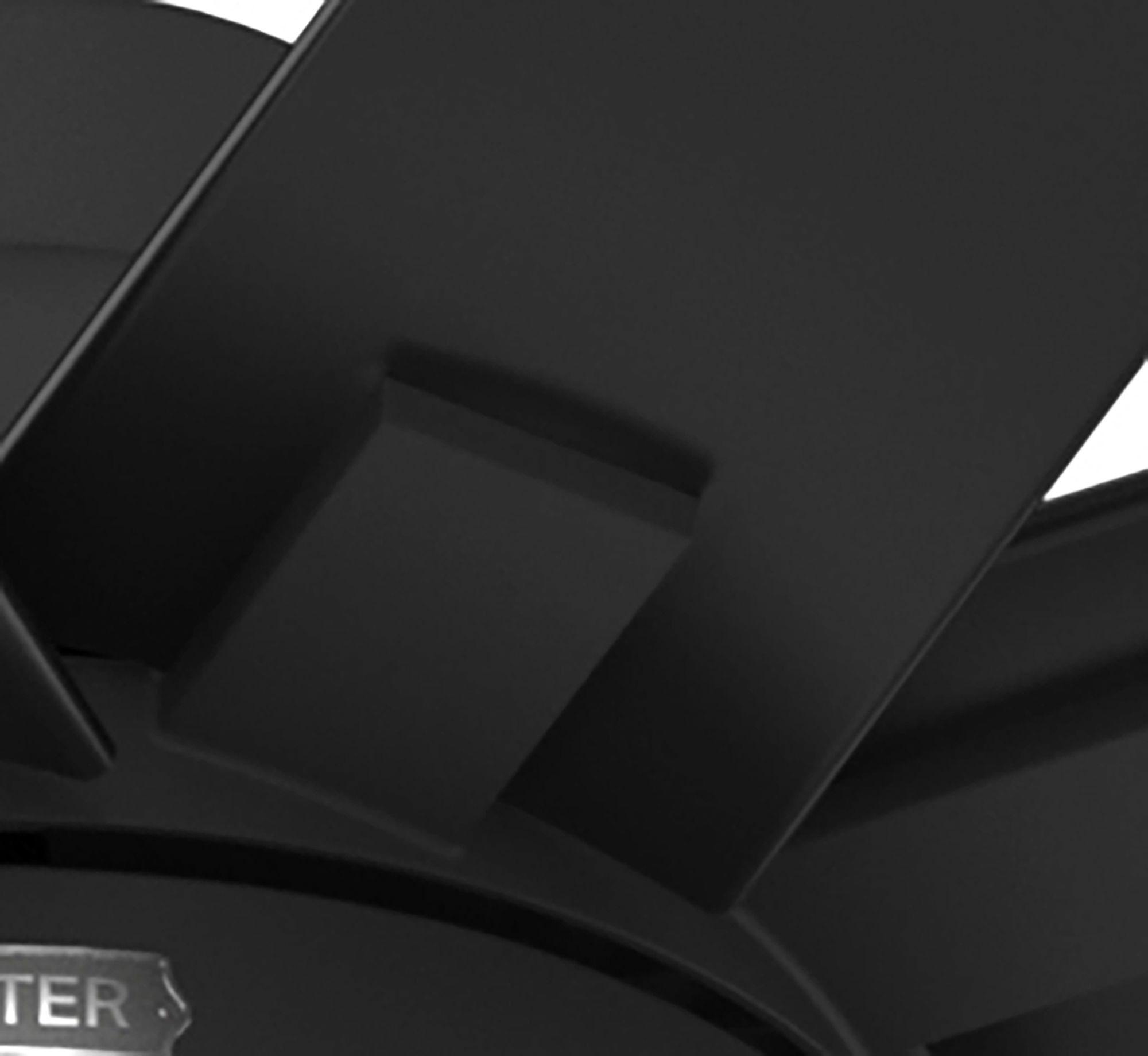 Hunter Overton LED 72 in Matte Black ENERGY STAR Outdoor Fan