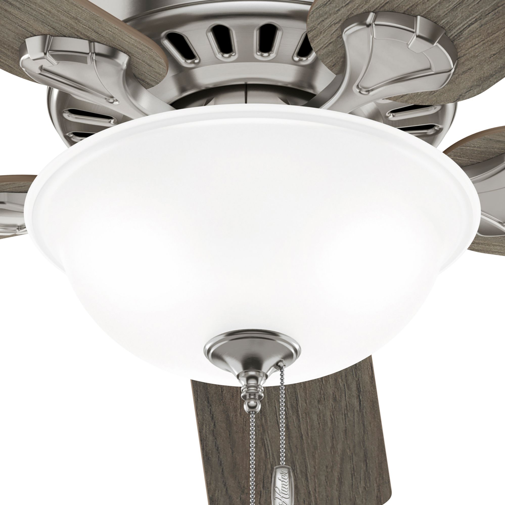 Hunter Pro's Best LED 52 in Brushed Nickel ENERGY STAR Indoor Fan