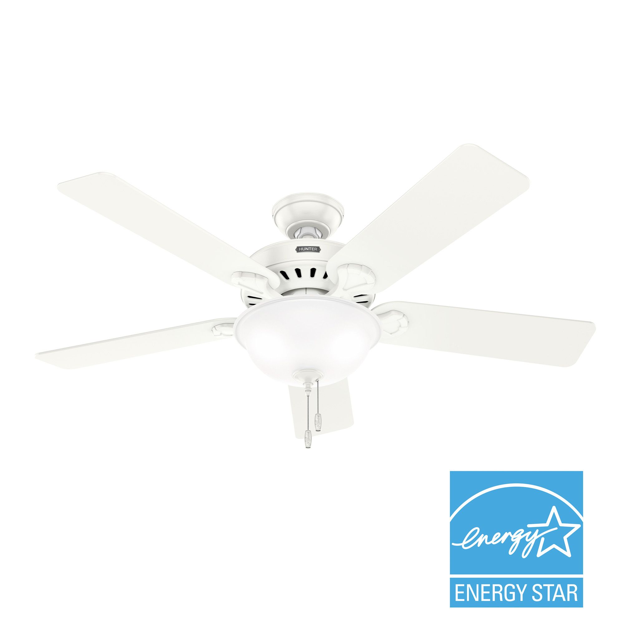 Image 3 Hunter Pro's Best LED 52 in Fresh White ENERGY STAR Indoor Fan more views