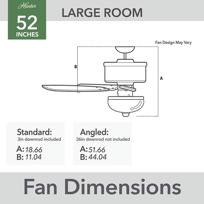 Image 6 Hunter Pro's Best LED 52 in Noble Bronze ENERGY STAR Indoor Fan more views