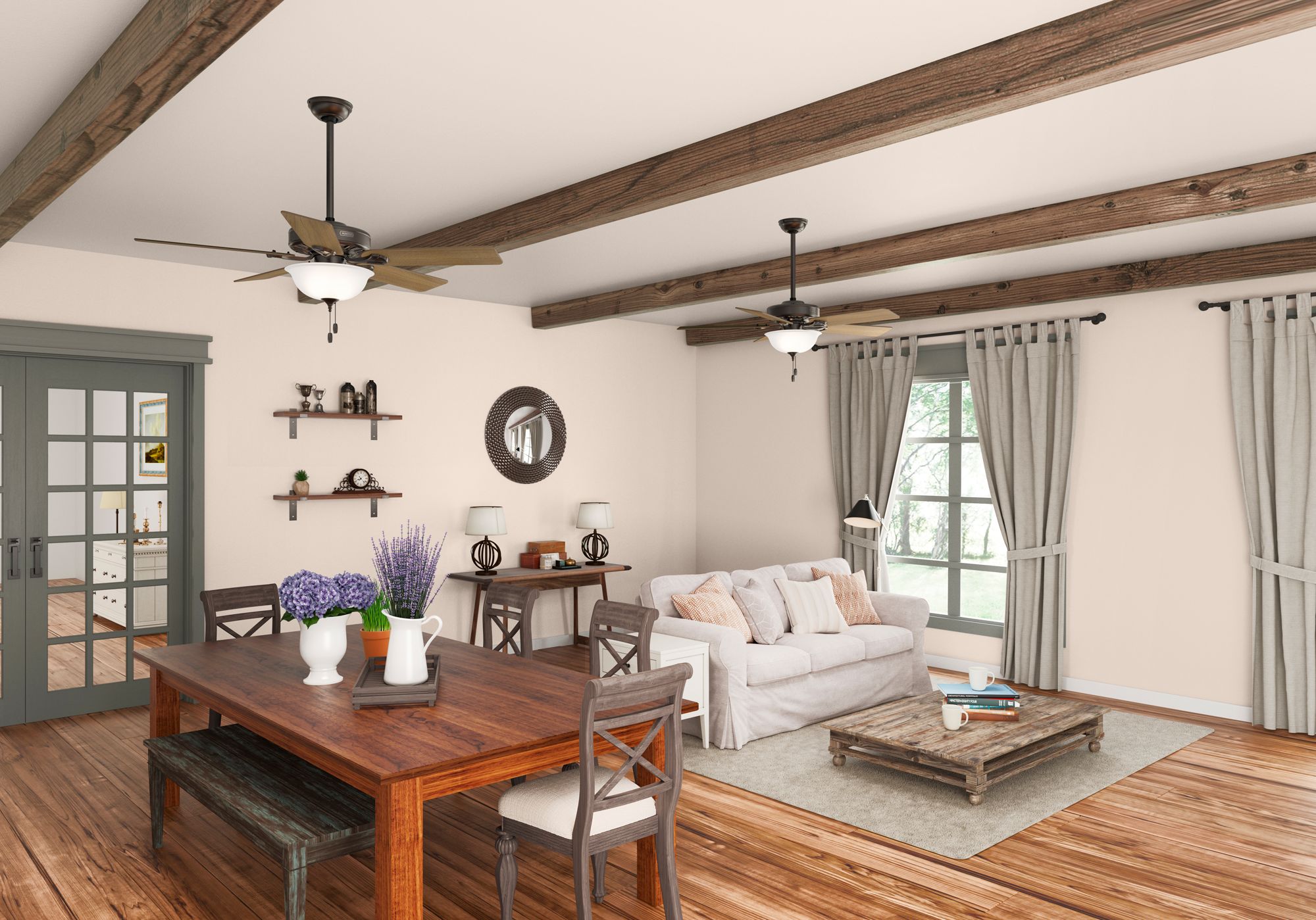 Hunter Pro's Best LED 52 in Noble Bronze ENERGY STAR Indoor Fan