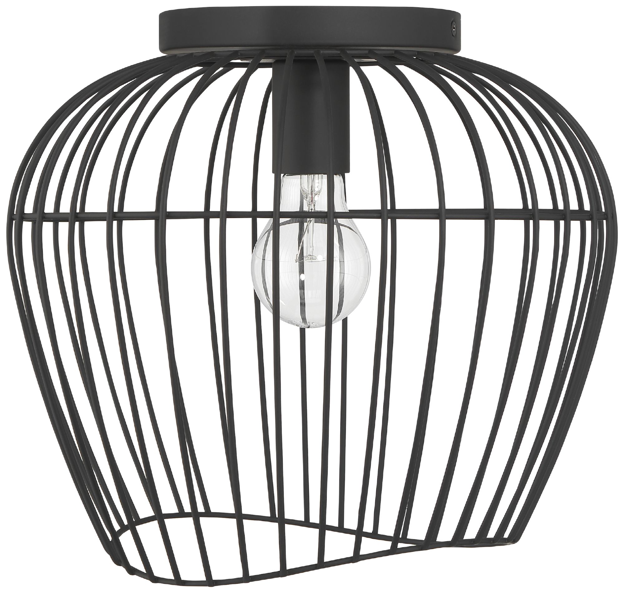 Hunter Redding Matte Black 1 Light Mediu