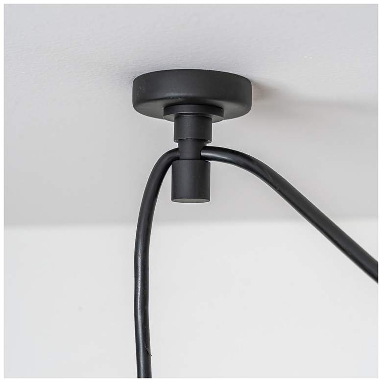 Image 6 Hunter Redding Matte Black 1 Light Medium Pendant Ceiling Light Fixture more views
