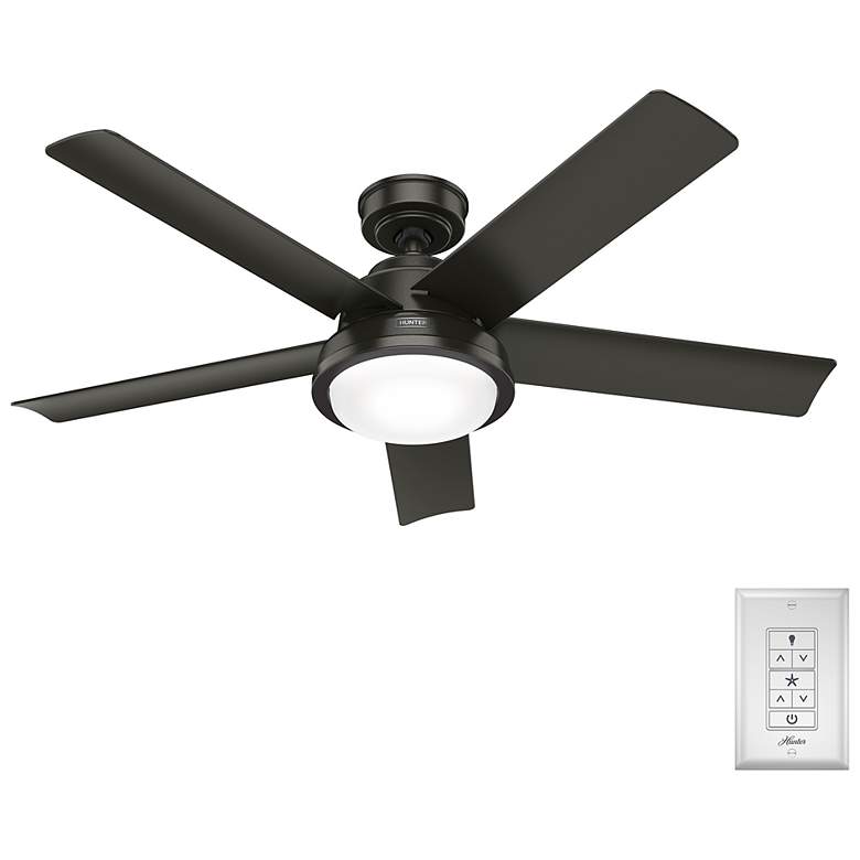 Image 4 Hunter Seawall LED 52 in Noble Bronze WeatherMax Outdoor Fan more views