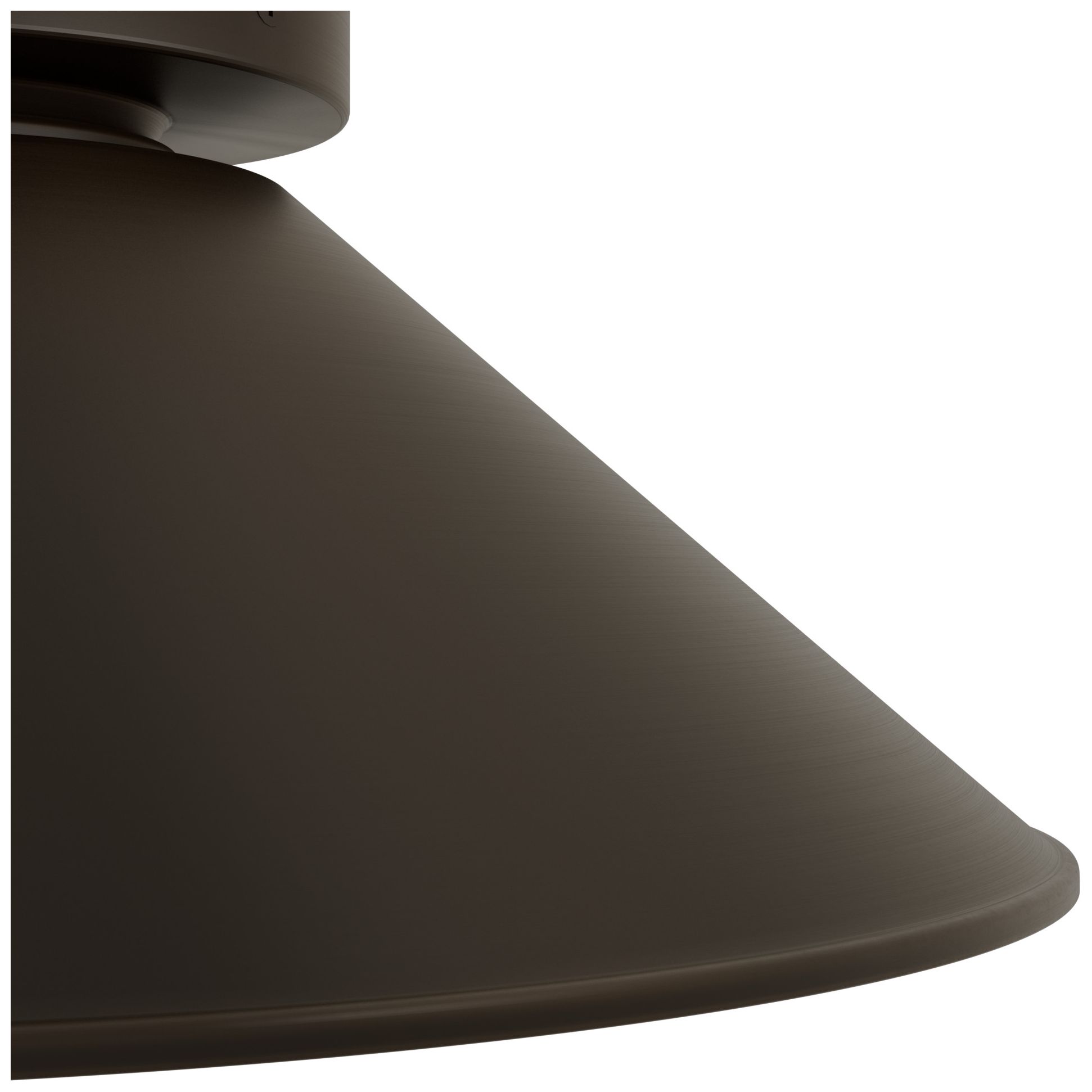 Image 4 Hunter Skyflow Matte Bronze Outdoor 1 Light 14 Inch Medium Flush Mount more views