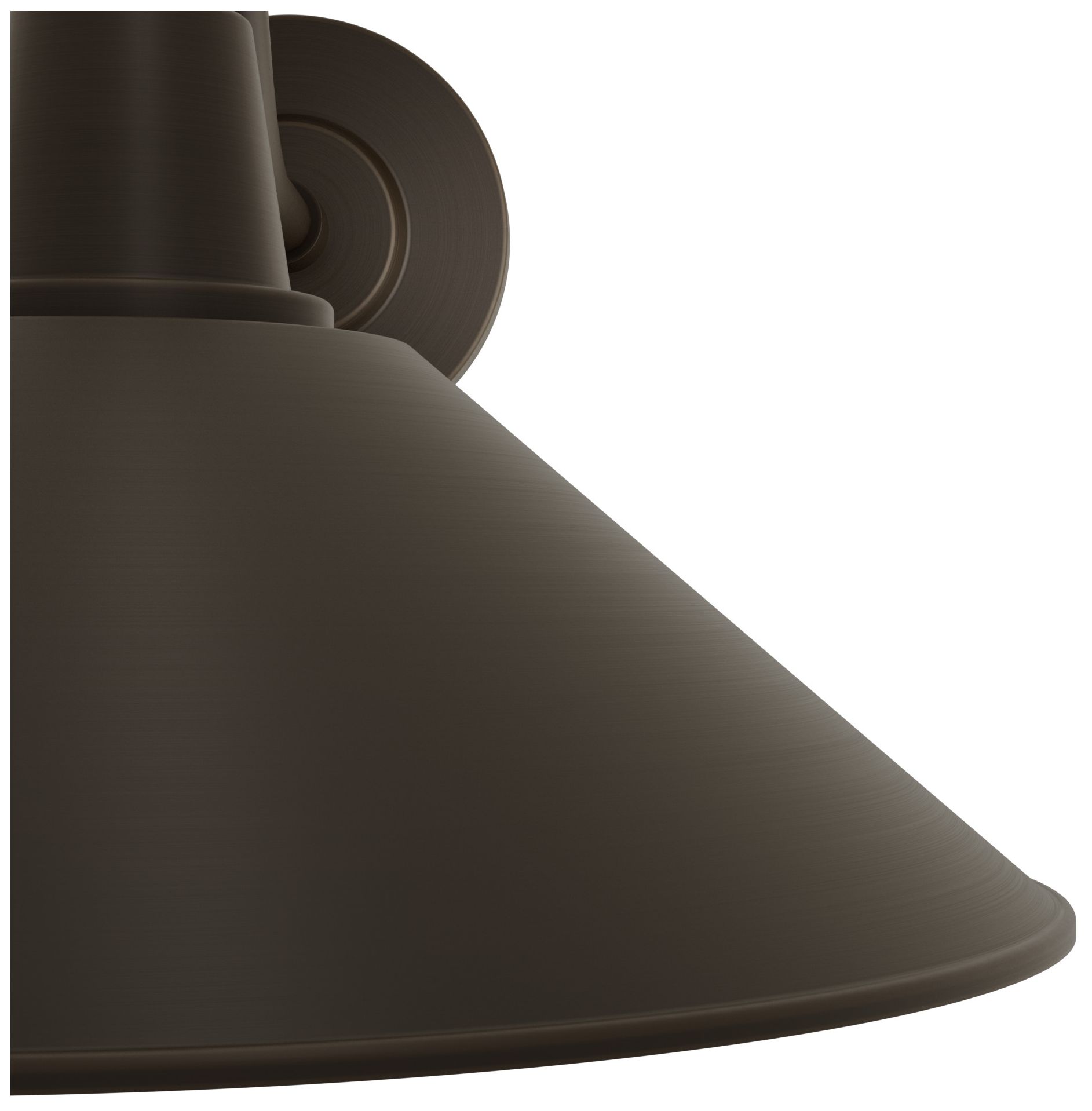 Image 4 Hunter Skyflow Matte Bronze Outdoor WeatherMax Medium Wall Light more views