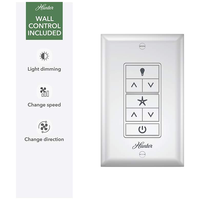 Image 7 Hunter Skysail LED 60 in Fresh White ENERGY STAR WeatherMax Outdoor Fan more views